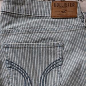 Holloster blue striped Jeans.